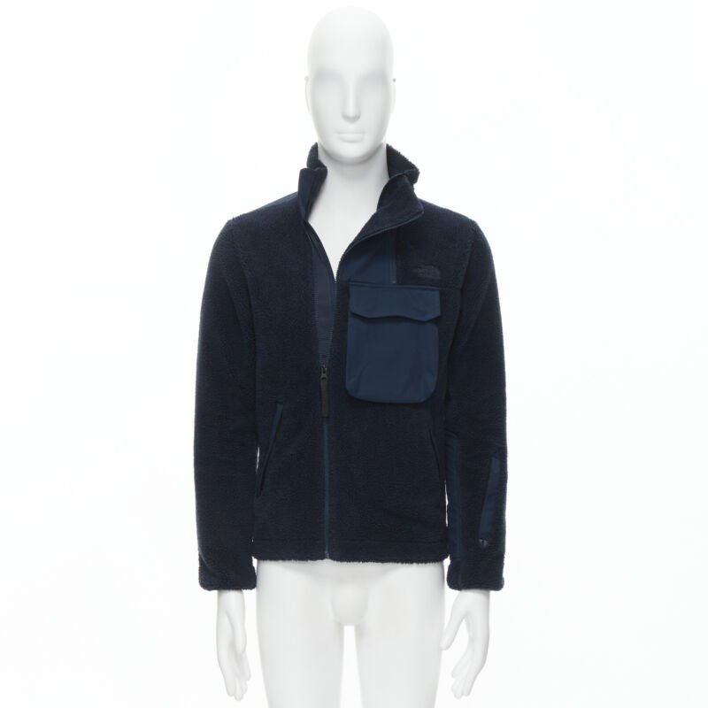The North Face Navy Patch Zip Jacket - Image 12
