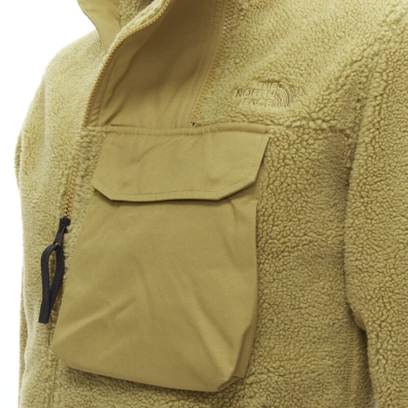 The North Face Tan Patch Zip Jacket - Back view