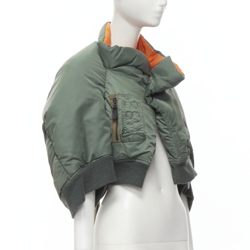 Junya Watanabe Padded MA1 Cape Jacket - Image 6