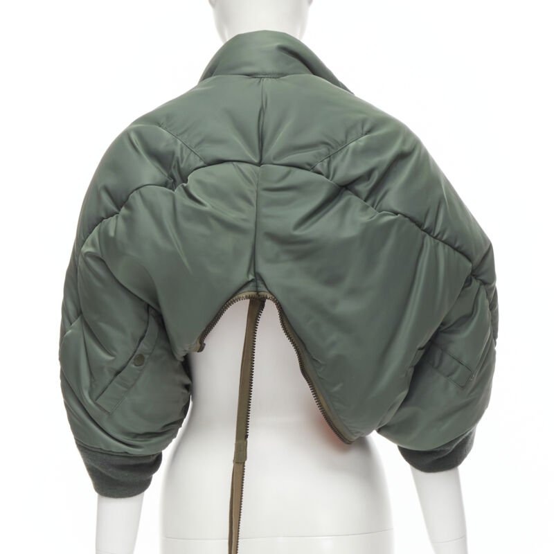 Junya Watanabe Padded MA1 Cape Jacket - Side view