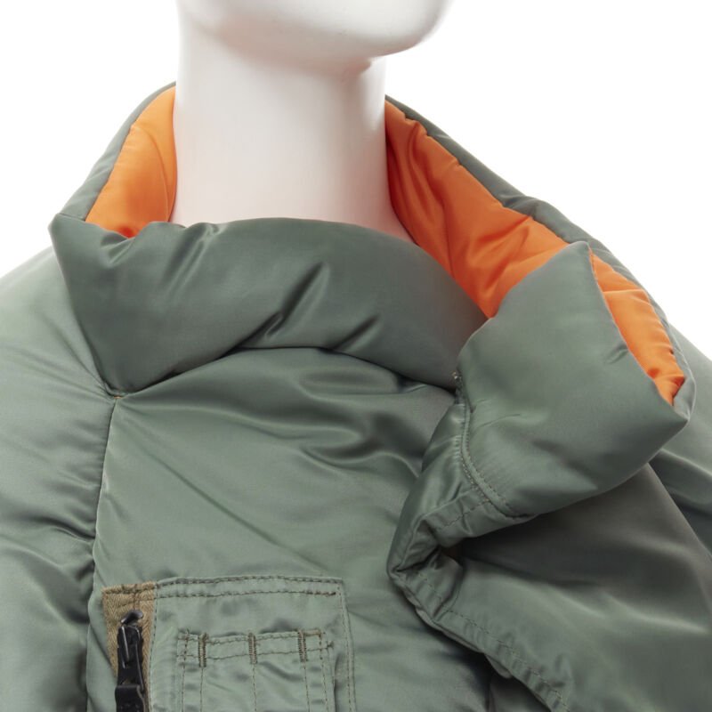 Junya Watanabe Padded MA1 Cape Jacket - Image 10