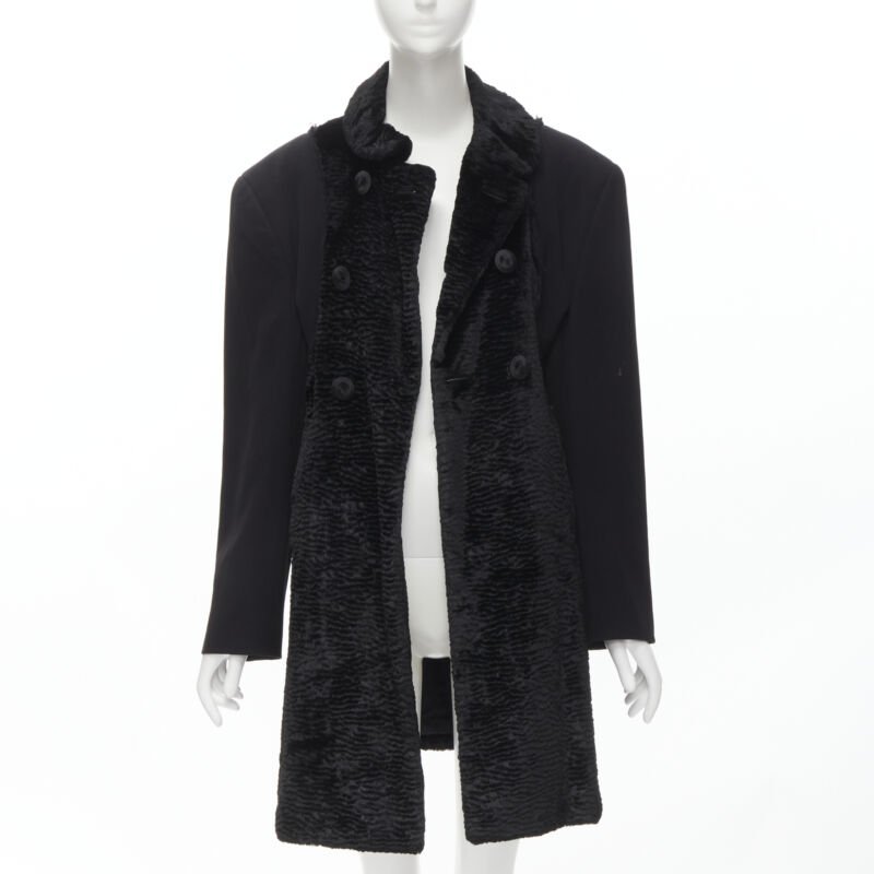 Comme Des Garcons Oversized Faux Fur Coat - Image 6