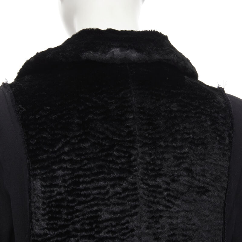 Comme Des Garcons Oversized Faux Fur Coat - Image 11