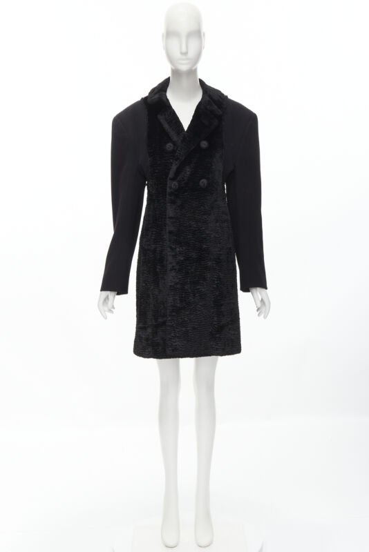 Comme Des Garcons Oversized Faux Fur Coat - Image 14