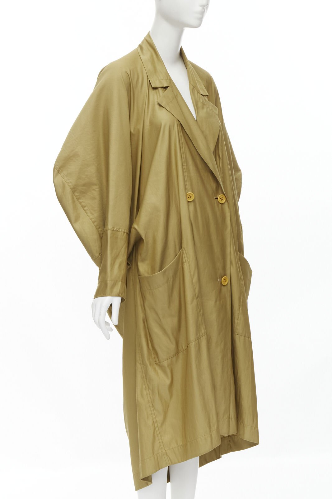 Issey Miyake Gold Parachute Trench Coat - Image 6