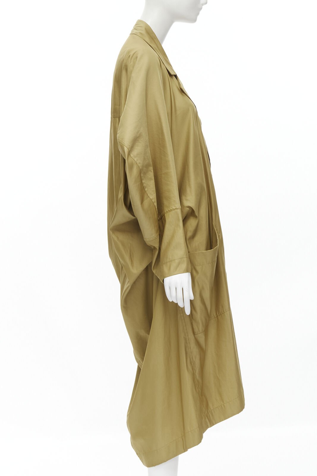 Issey Miyake Gold Parachute Trench Coat - 4