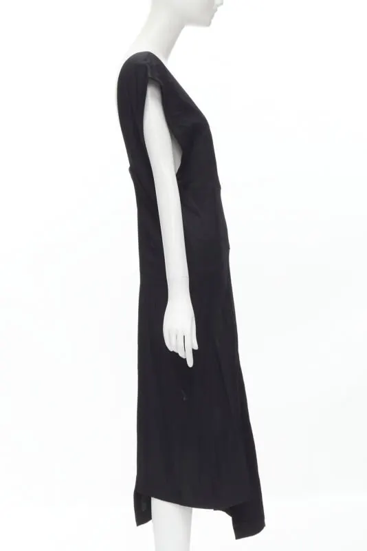 Comme Des Garcons Bias Cut Dress Black Polyester Never worn - Model View