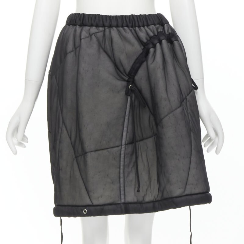 Comme Des Garcons Puffy Drawstring Skirt