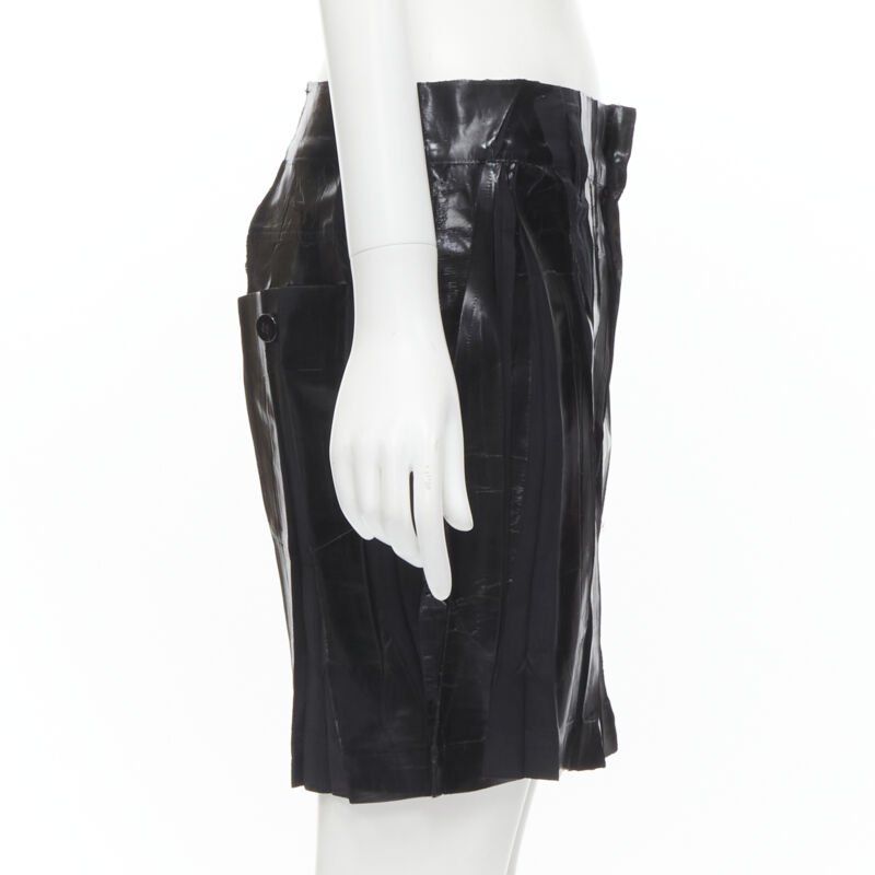 Issey Miyake Lacquered Mini Skirt - 4