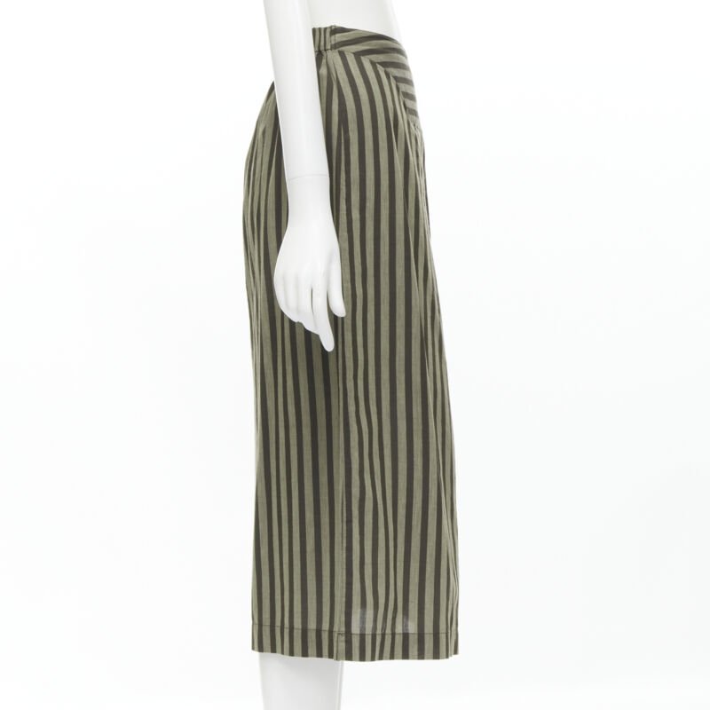 Issey Miyake Striped Pleat Skirt - 4