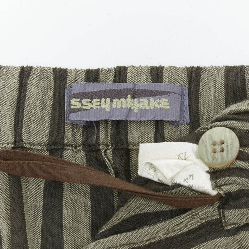 Issey Miyake Striped Pleat Skirt - Image 11