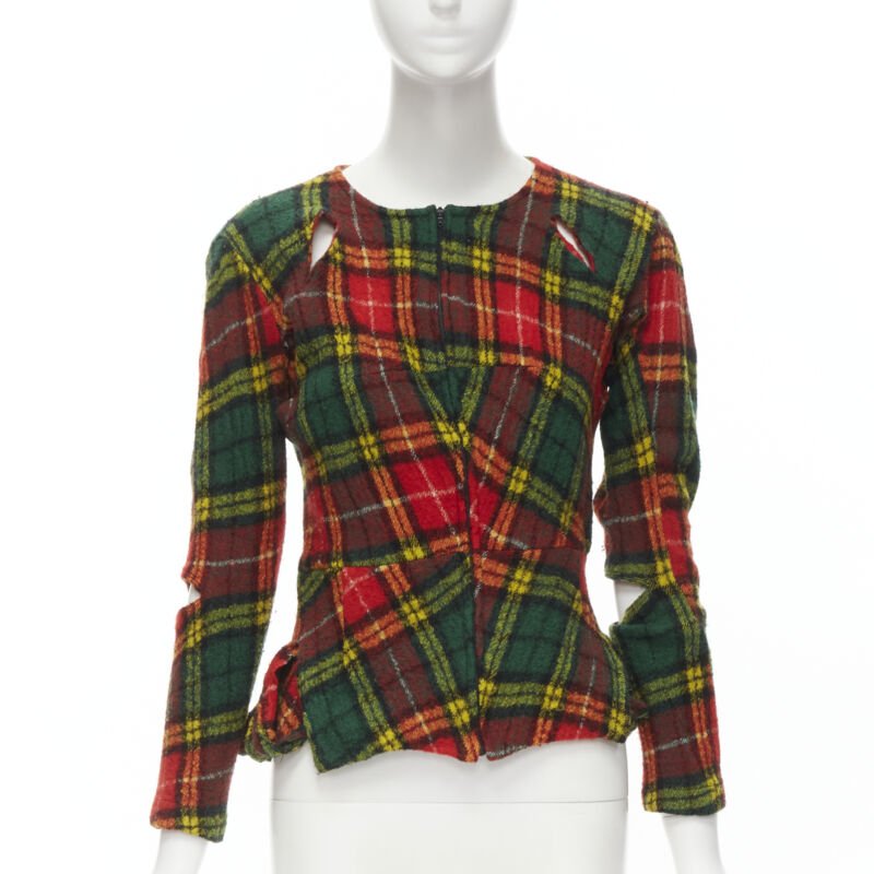 Junya Watanabe Plaid Wool Jacket