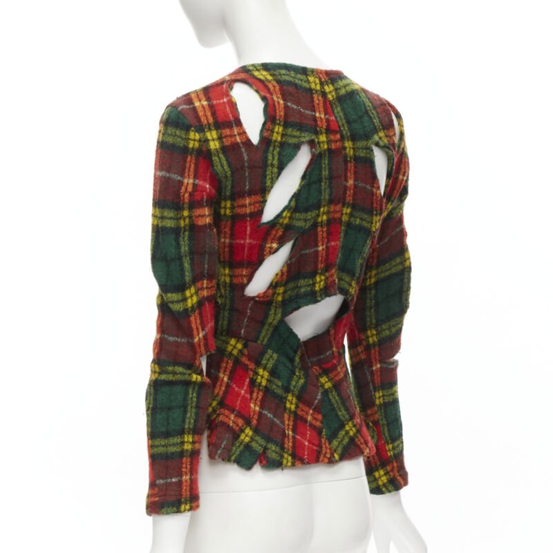 Junya Watanabe Plaid Wool Jacket - Detail 1