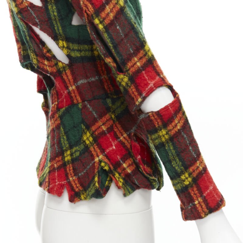 Junya Watanabe Plaid Wool Jacket - Detail 2