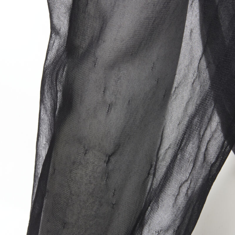 Comme Des Garcons Sheer Ruffle Bomber Jacket - Image 12