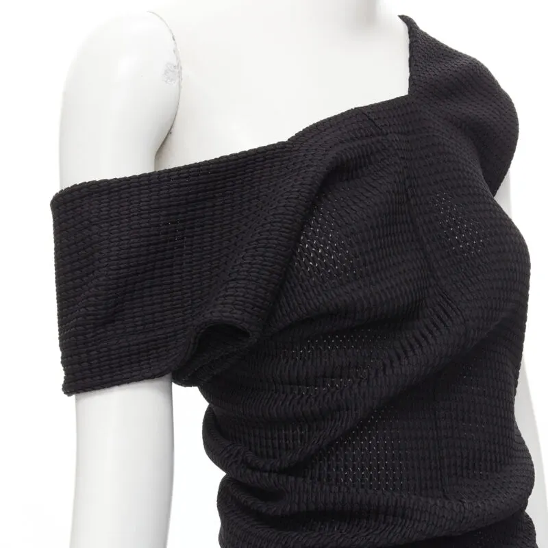 Comme Des Garcons Handkerchief Dress Black Polyester Never worn - Back View