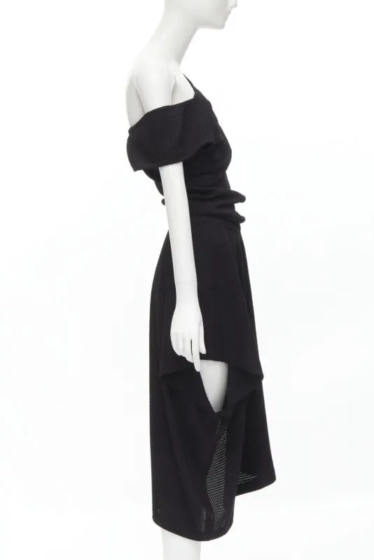 Comme Des Garcons Handkerchief Dress Black Polyester Never worn - Box View