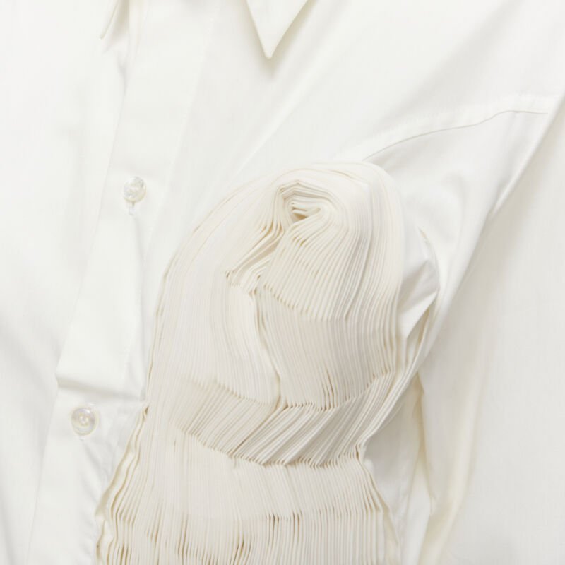 Yohji Yamamoto Knife Pleat Shirt - Back view