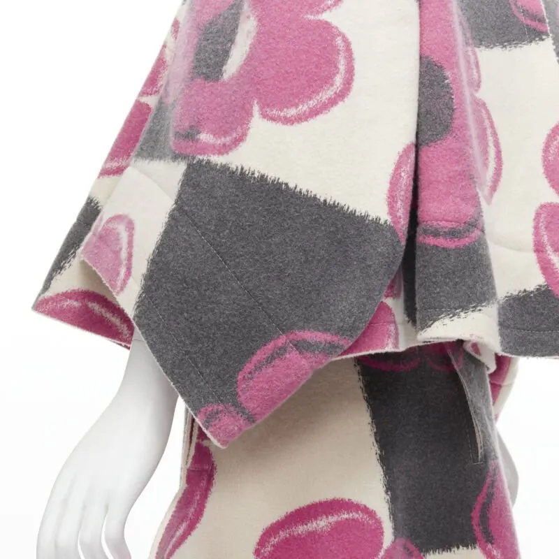Comme Des Garcons Flat Packed Set Pink Wool Never worn - Back View