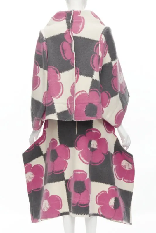 Comme Des Garcons Flat Packed Set Pink Wool Never worn - Box View