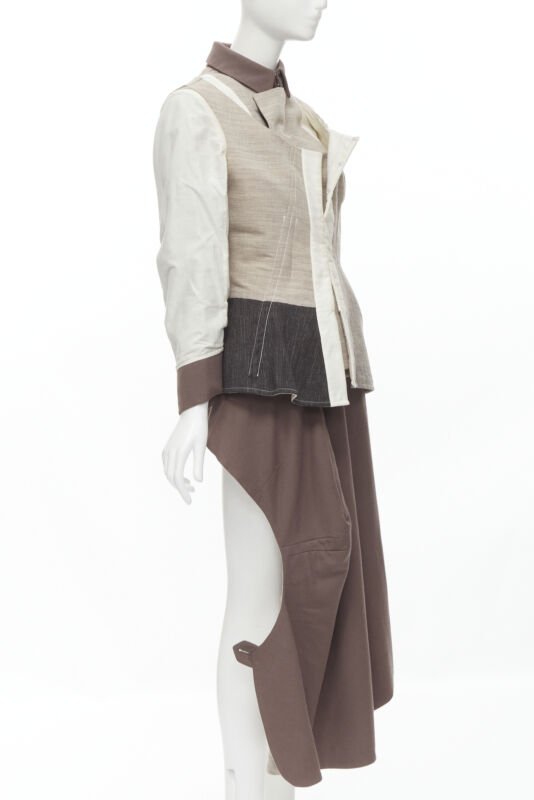 Comme Des Garcons Patchwork Jacket Skirt - Image 6