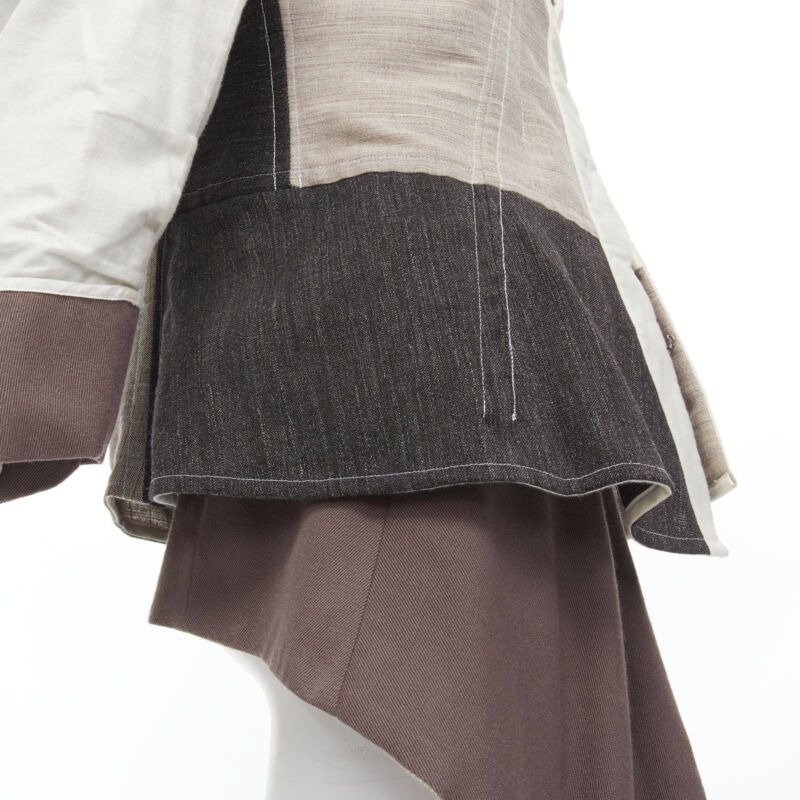 Comme Des Garcons Patchwork Jacket Skirt - Image 11
