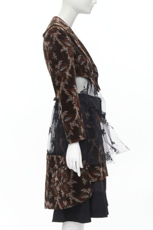 Comme Des Garcons Floral Corset Skirt - 4