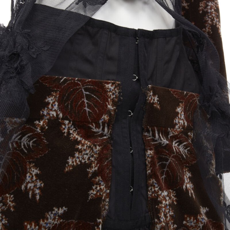 Comme Des Garcons Floral Corset Skirt - Image 12