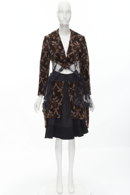 Comme Des Garcons Floral Corset Skirt - Image 14