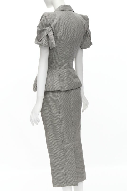 John Galliano Houndstooth Jacket - Detail 1