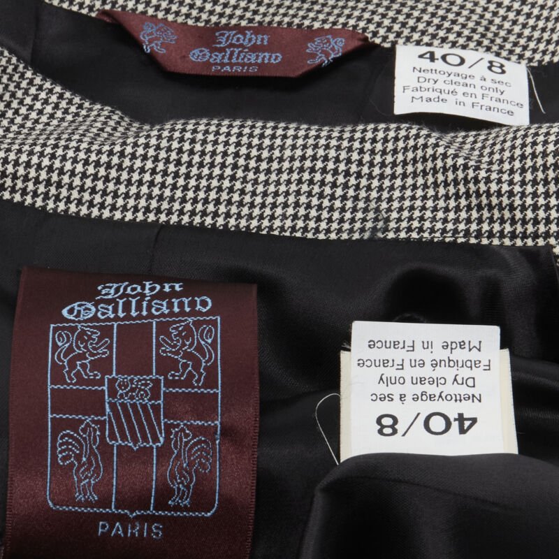 John Galliano Houndstooth Jacket - Image 13