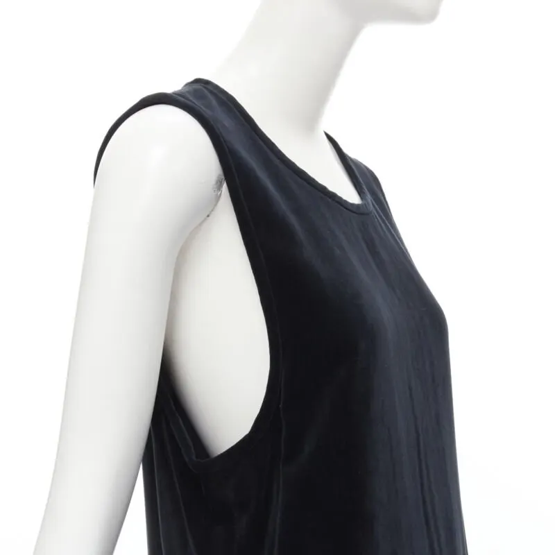 Comme des Garçons Dropped Armhole Dress Black Velvet Never worn - Back View