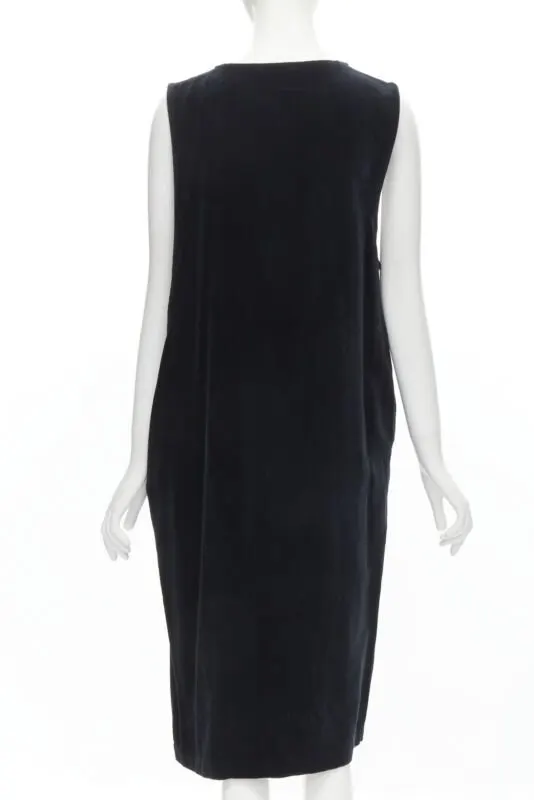 Comme des Garçons Dropped Armhole Dress Black Velvet Never worn - Box View