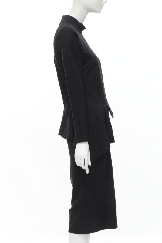 Comme Des Garcons Peplum Midi Dress - 4