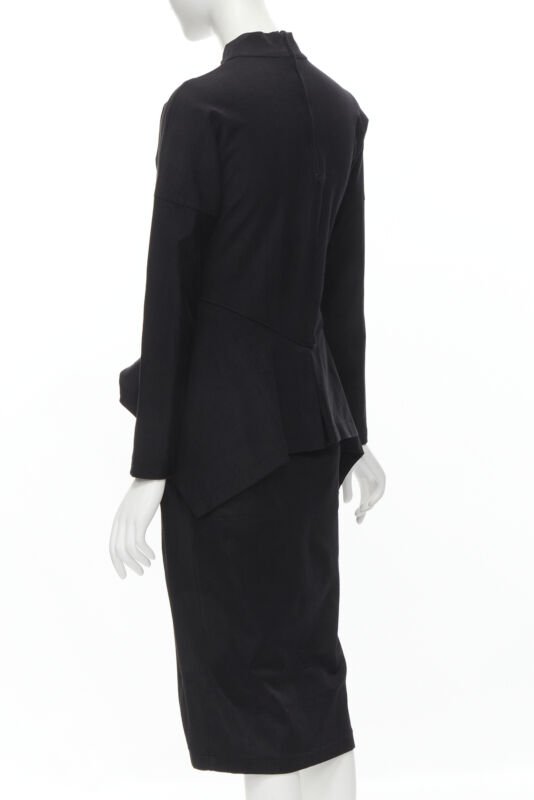 Comme Des Garcons Peplum Midi Dress - Detail 1