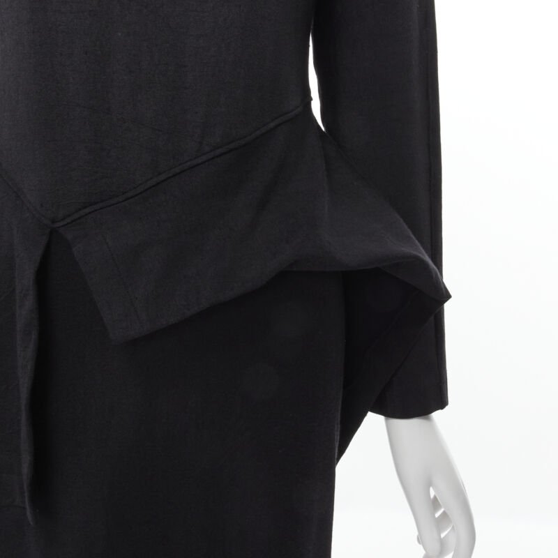 Comme Des Garcons Peplum Midi Dress - Image 12