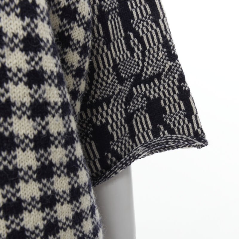 Comme Des Garcons Intarsia Checker Sweater - Detail 2