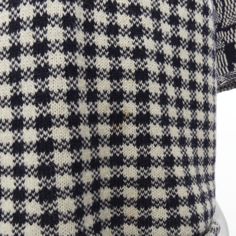 Comme Des Garcons Intarsia Checker Sweater - Image 10