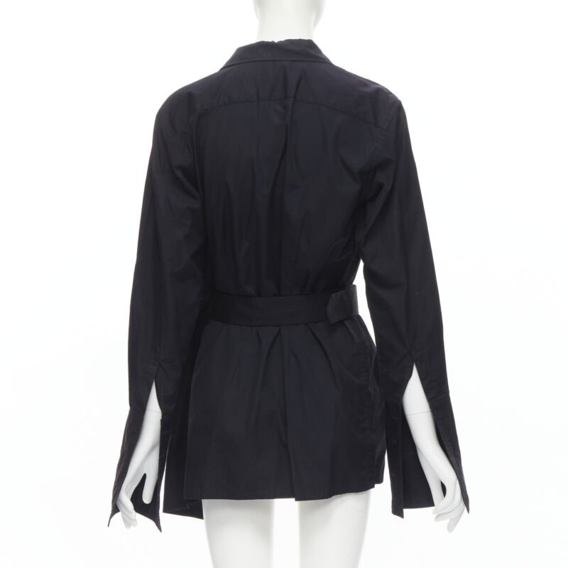 Comme Des Garcons Belted Blazer Jacket - Side view