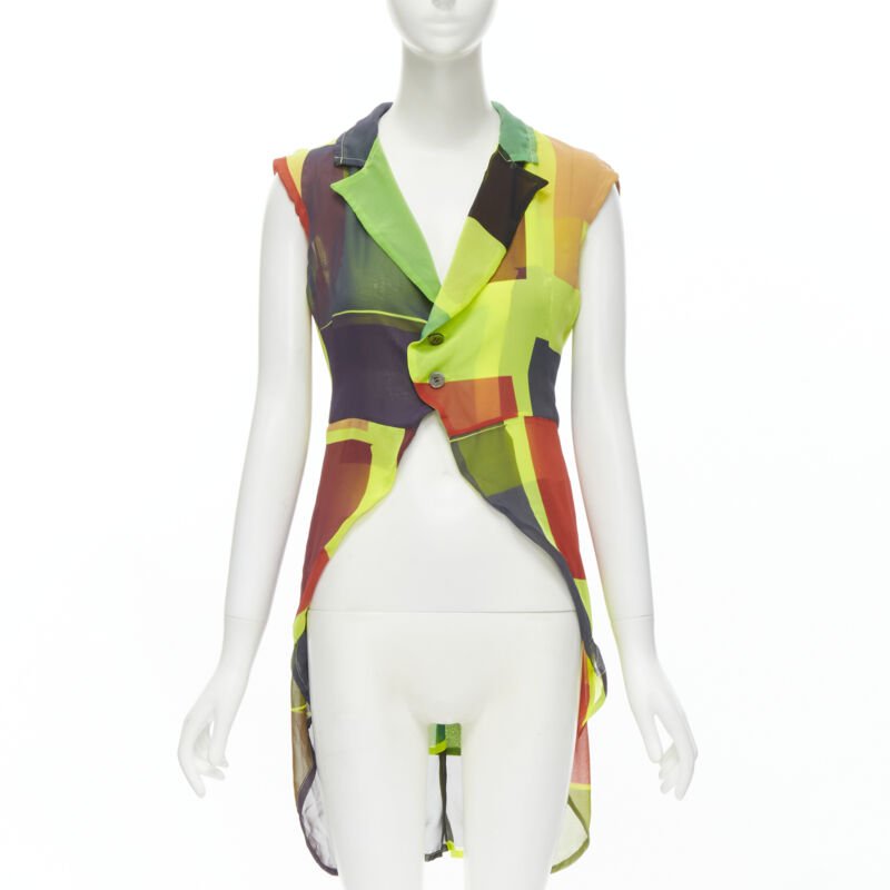 Comme Des Garcons Colorblock Layer Vest
