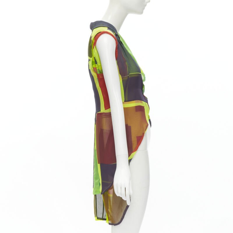 Comme Des Garcons Colorblock Layer Vest - 4