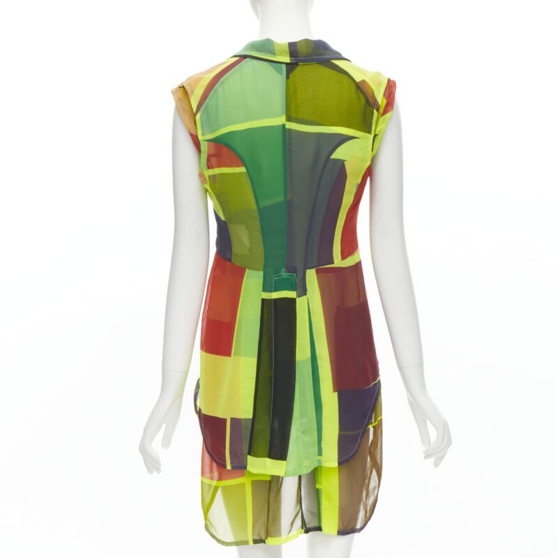 Comme Des Garcons Colorblock Layer Vest - Side view