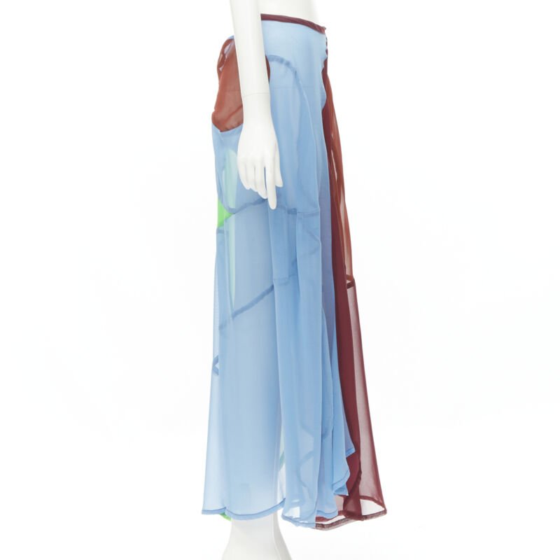 Comme Des Garcons Optical Sheer Skirt - 4