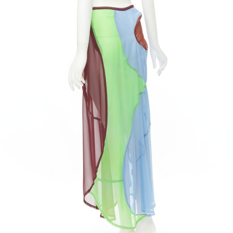 Comme Des Garcons Optical Sheer Skirt - Detail 1