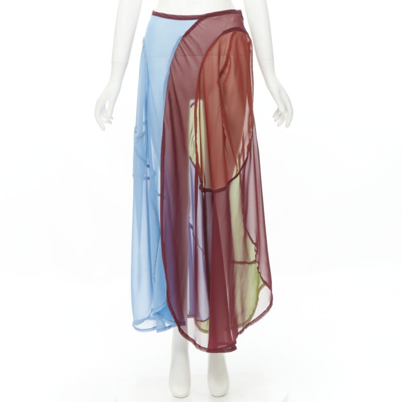 Comme Des Garcons Optical Sheer Skirt - Image 12