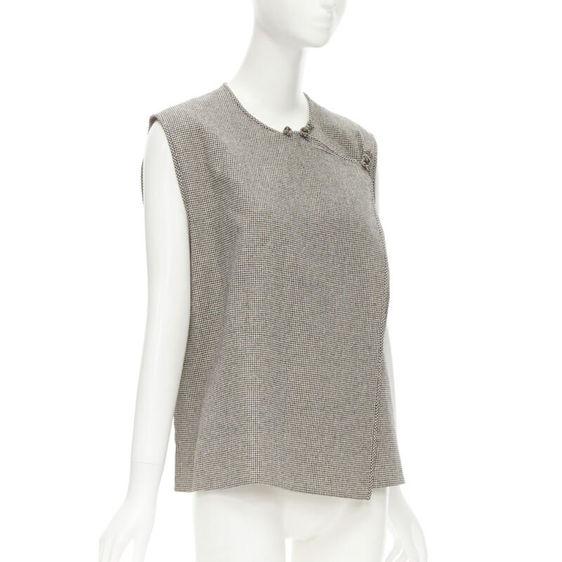Comme Des Garcons Houndstooth Vest - 4