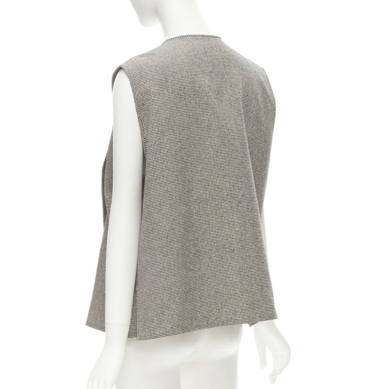Comme Des Garcons Houndstooth Vest - Detail 2