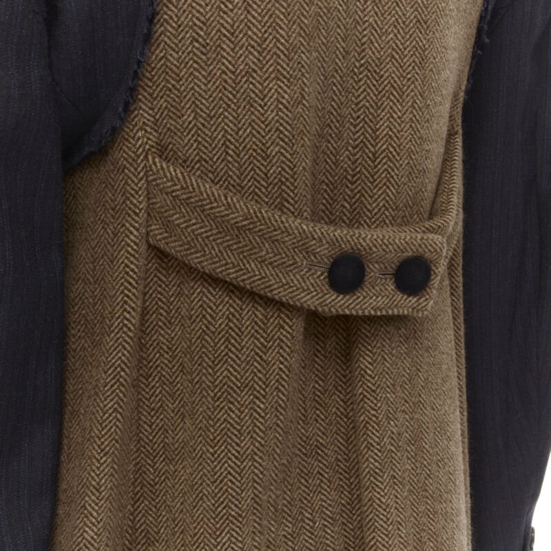 Comme Des Garcons Herringbone Sleeve Coat - Image 10
