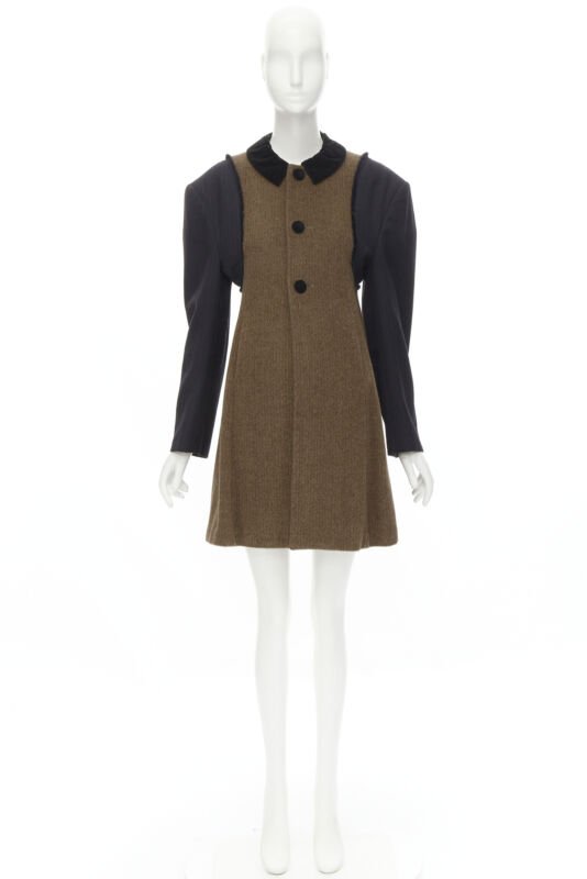 Comme Des Garcons Herringbone Sleeve Coat - Image 12