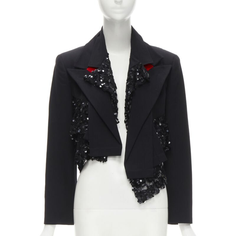 Comme Des Garcons Sequins Mesh Jacket